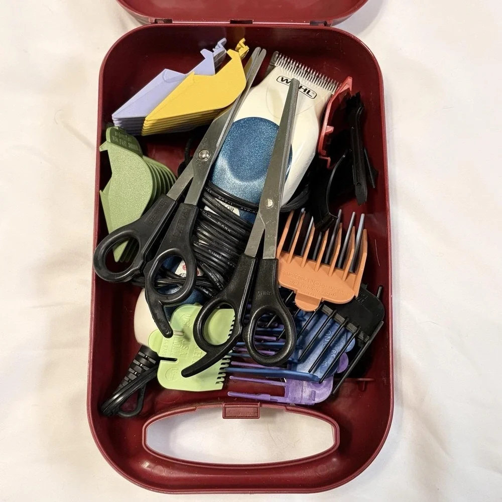 Vintage Wahl Clipper‎ Color Pro Complete Haircutting Kit with Easy Color Model